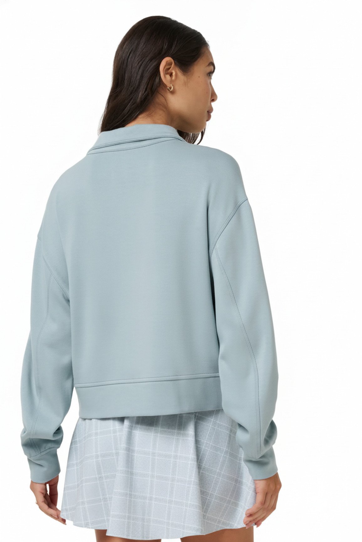 Travis Mathew Skyloft Soft Half Zip Pullover sweat femme, slate