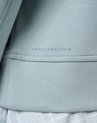 Travis Mathew Skyloft Soft Half Zip Pullover sweat femme, slate