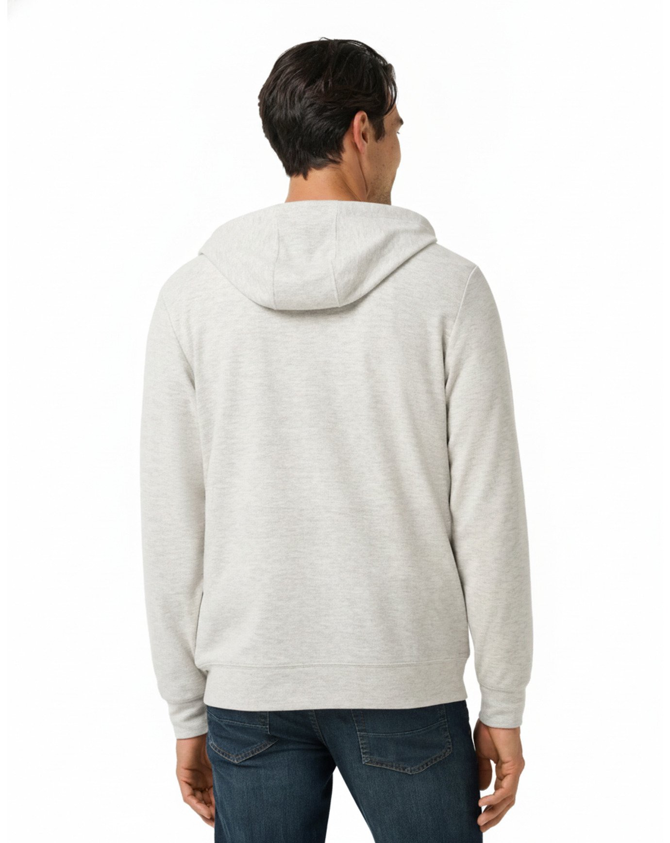 Travis Mathew Cloud Sweater Full Zip sweat à capuche homme, heather grey