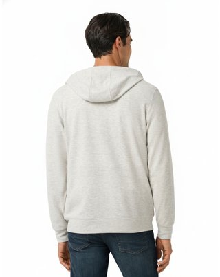 Travis Mathew Cloud Sweater Full Zip sweat à capuche homme, heather grey
