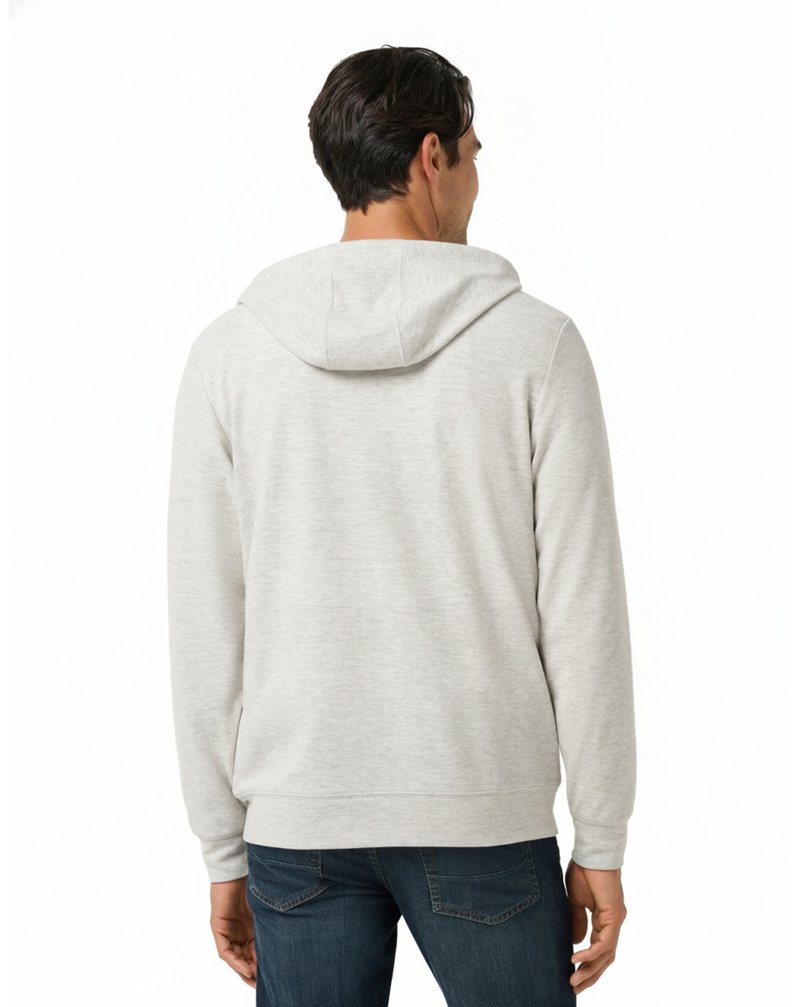 Travis Mathew Cloud Sweater Full Zip sweat à capuche homme, heather grey