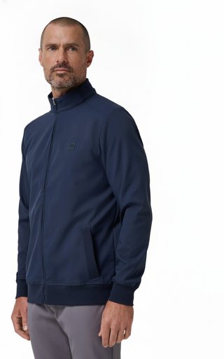 Travis Mathew Open To Close 2.0 Full Zip veste homme, total eclipse
