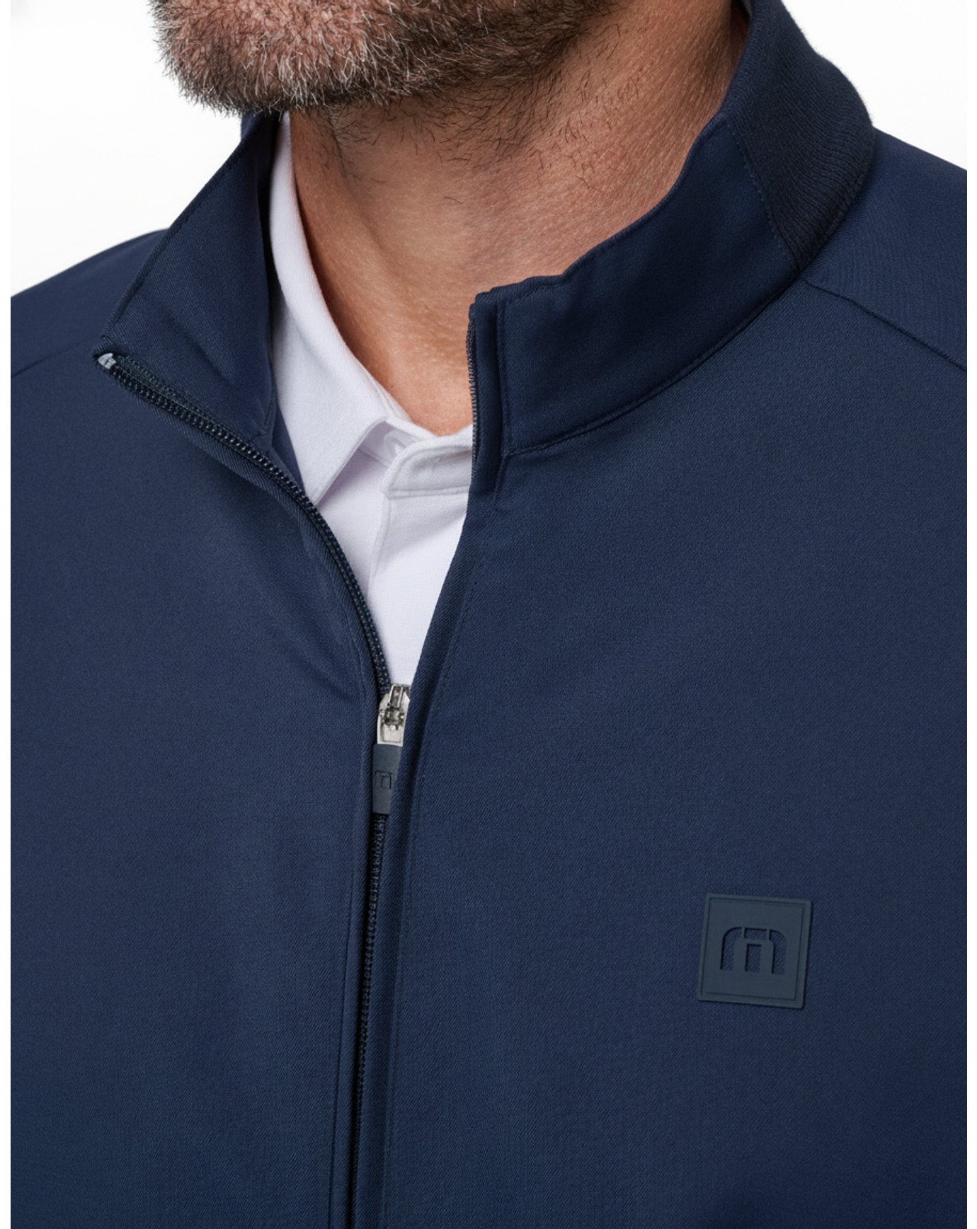 Travis Mathew Open To Close 2.0 Full Zip veste homme, total eclipse