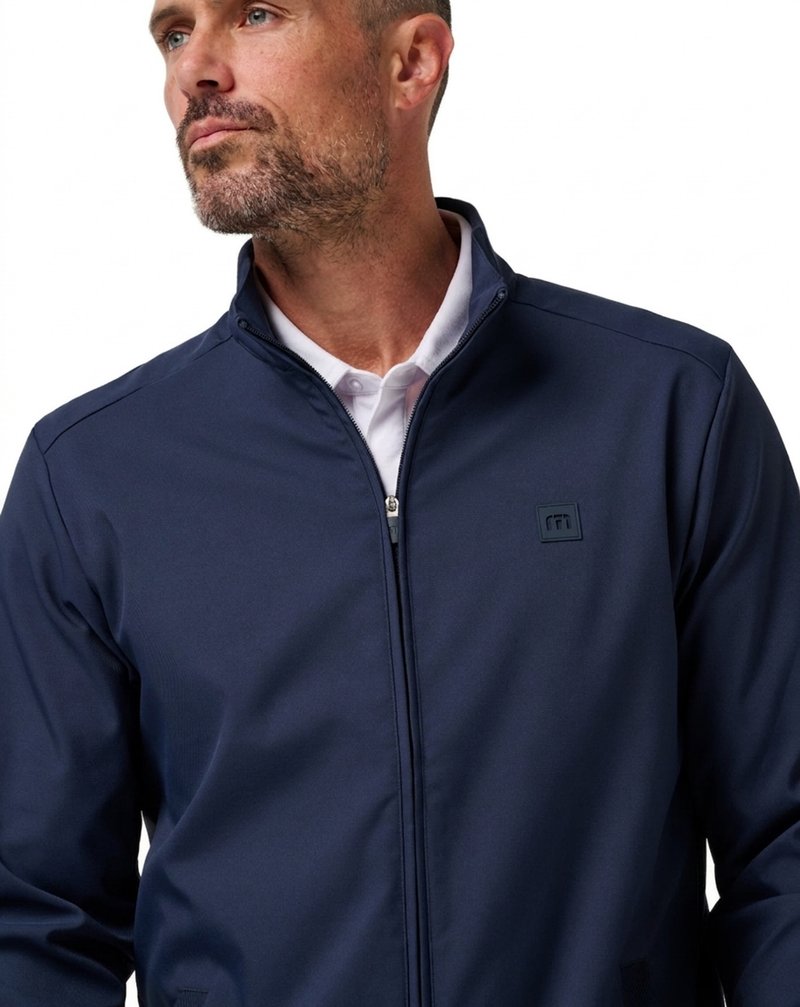 Travis Mathew Open To Close 2.0 Full Zip veste homme, total eclipse