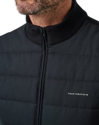 Travis Mathew Point Of Sail gilet homme, noir
