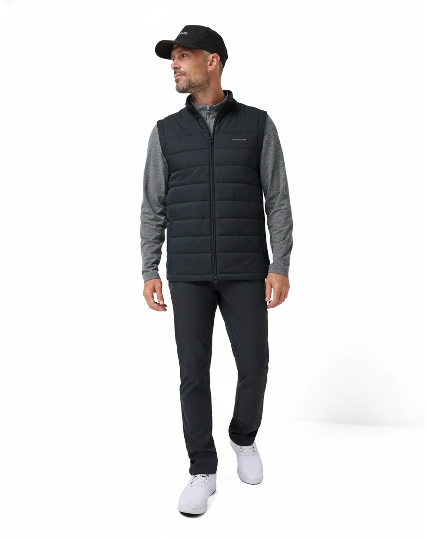 Travis Mathew Point Of Sail gilet homme, noir