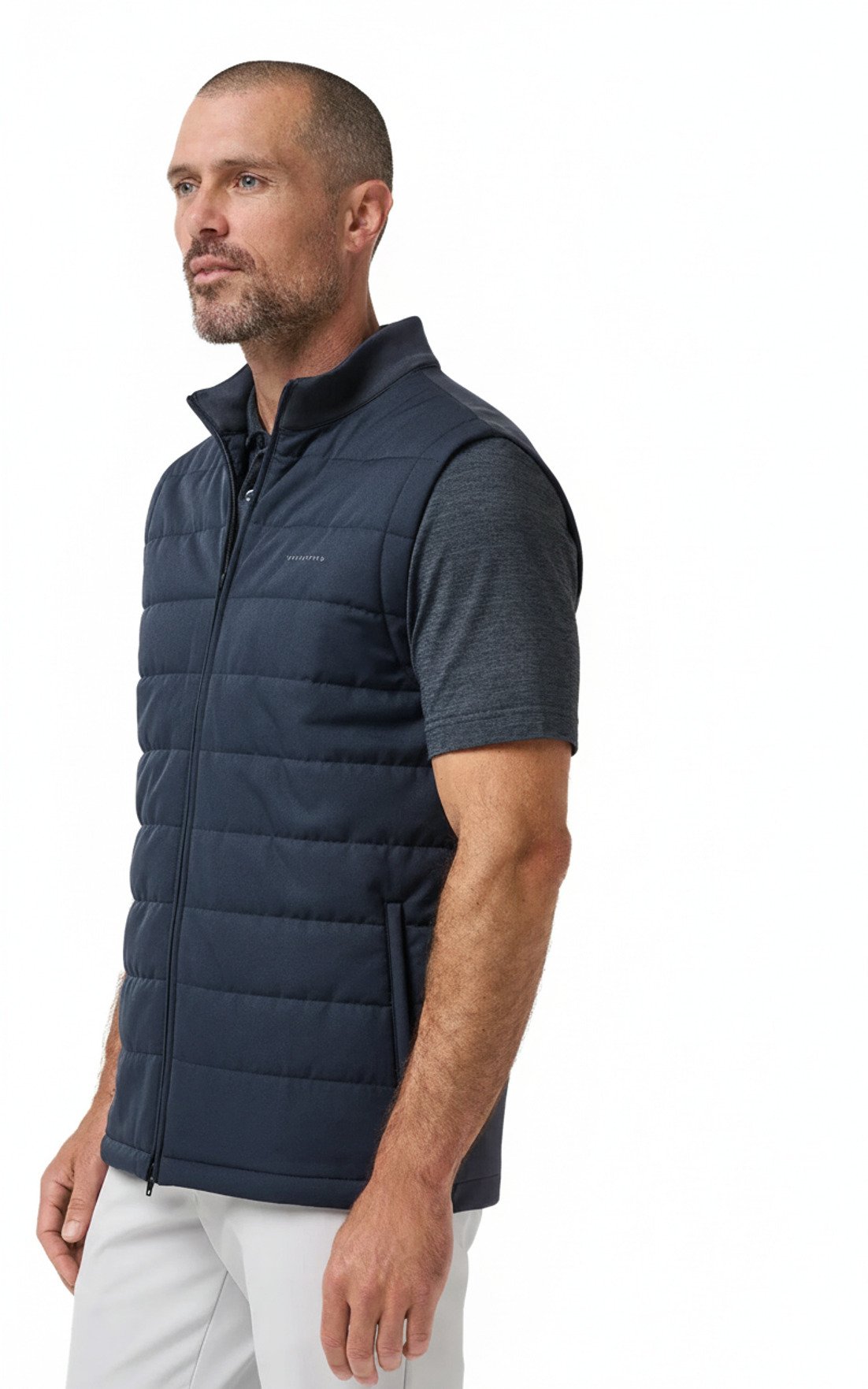 Travis Mathew Point Of Sail gilet homme, mood indigo
