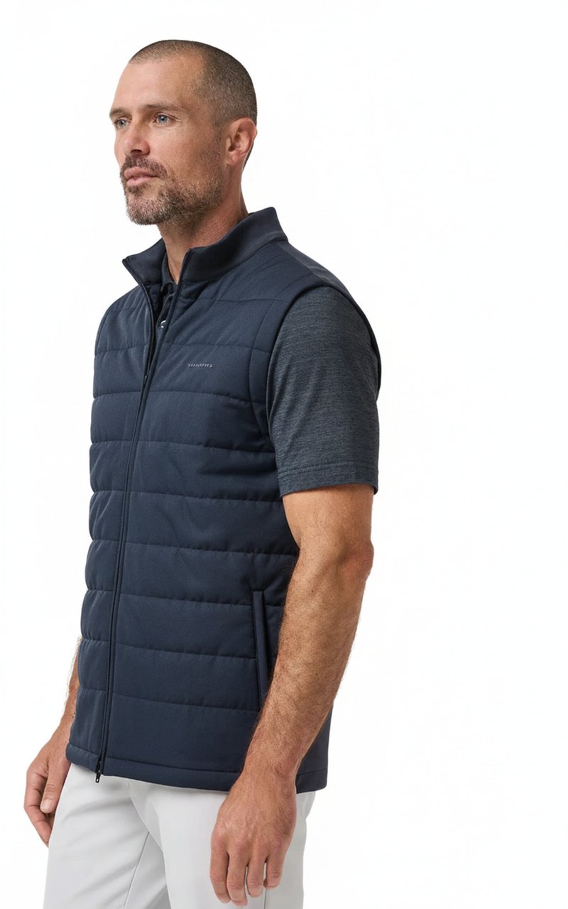 Travis Mathew Point Of Sail gilet homme, mood indigo