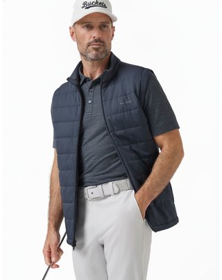 Travis Mathew Point Of Sail gilet homme, mood indigo