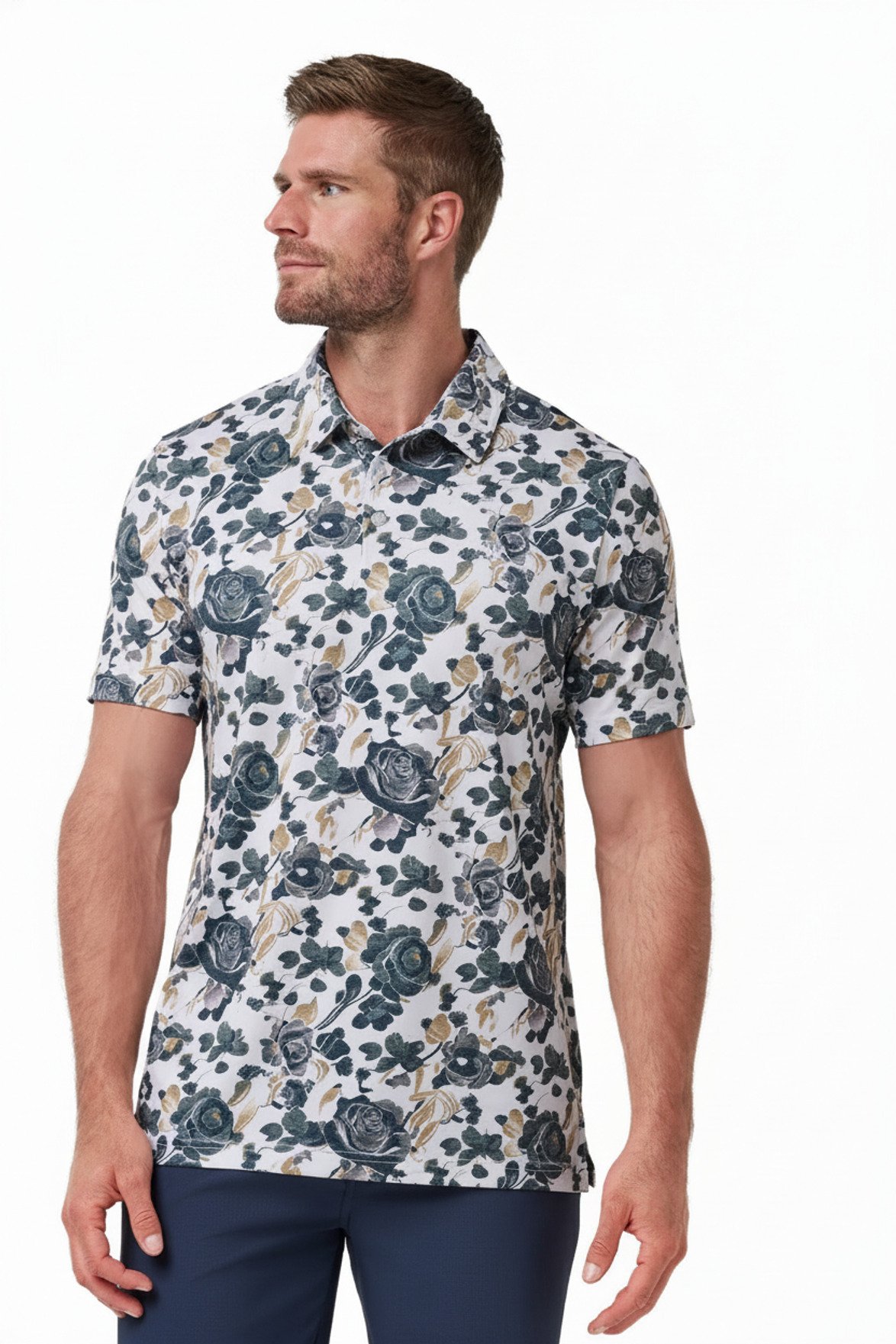 Travis Mathew Featherweight Villa polo homme, blanc