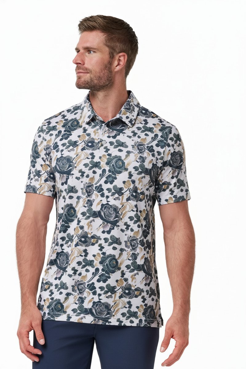 Travis Mathew Featherweight Villa polo homme, blanc