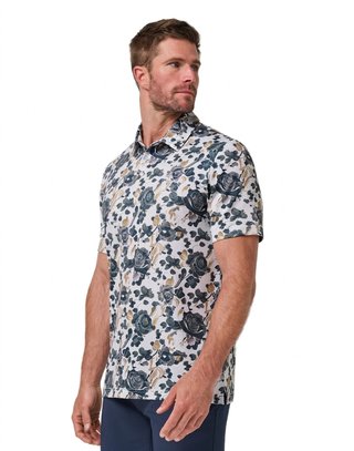 Travis Mathew Featherweight Villa polo homme, blanc