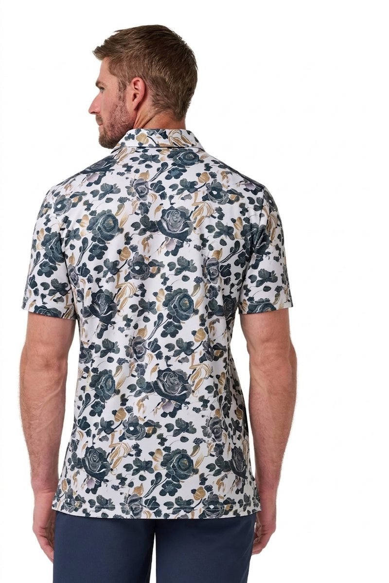Travis Mathew Featherweight Villa polo homme, blanc