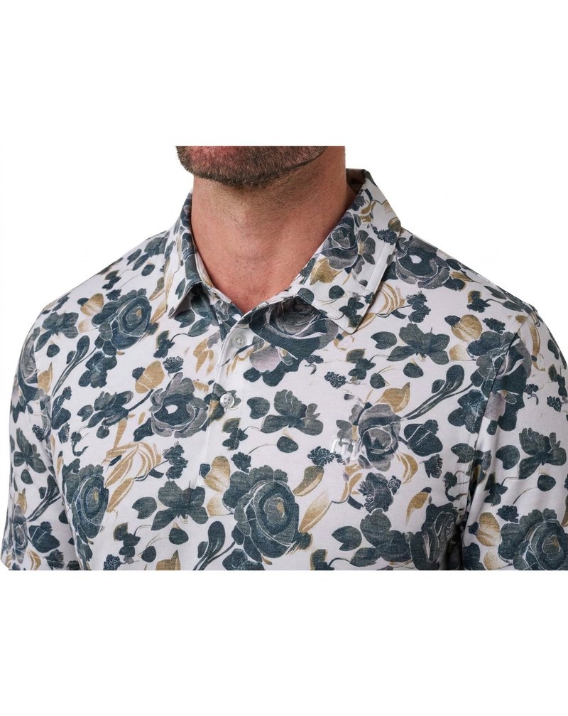 Travis Mathew Featherweight Villa polo homme, blanc