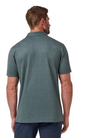 Travis Mathew Featherweight Trophy Ready polo homme, balsam green