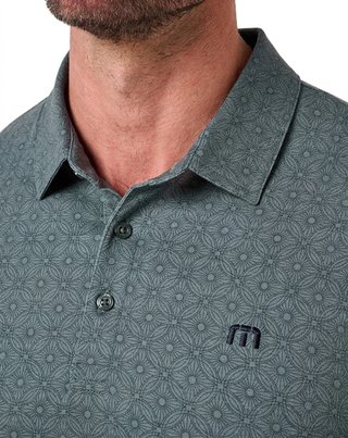 Travis Mathew Featherweight Trophy Ready polo homme, balsam green