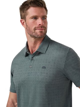 Travis Mathew Featherweight Trophy Ready polo homme, balsam green