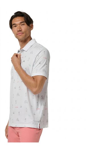 Travis Mathew On A Mission polo homme, blanc