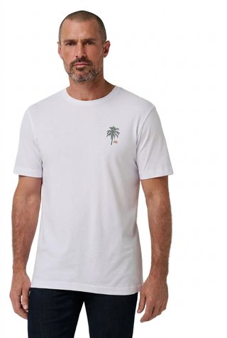 Travis Mathew Horizon Hideaway T-shirt homme, blanc