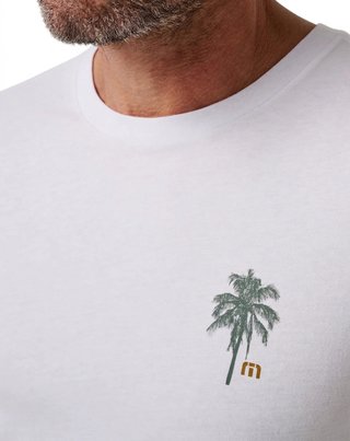 Travis Mathew Horizon Hideaway T-shirt homme, blanc