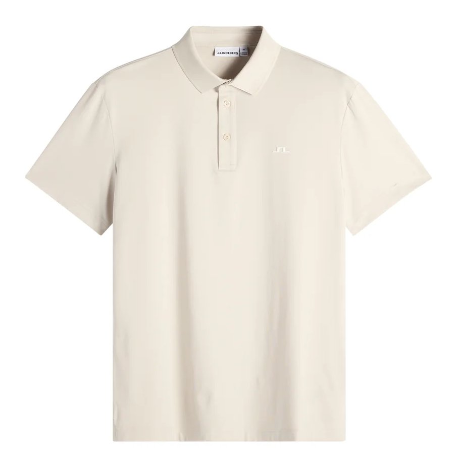 J.Lindeberg Bridge polo homme, moonbeam