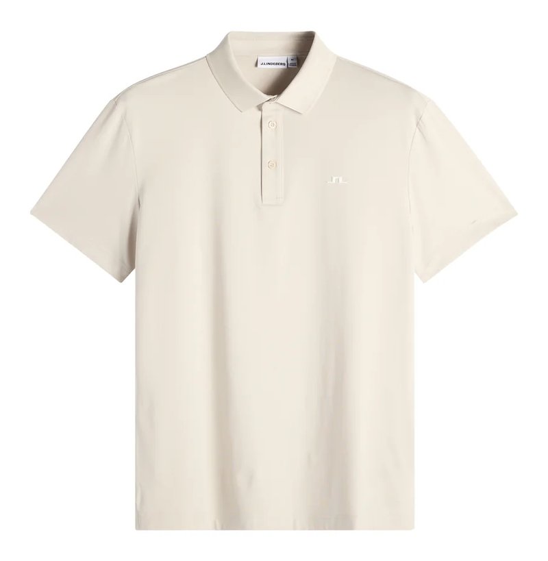 J.Lindeberg Bridge polo homme, moonbeam