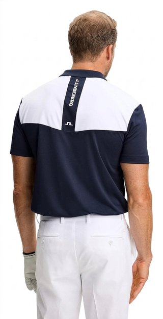 J.Lindeberg Calex polo homme, JLNavy