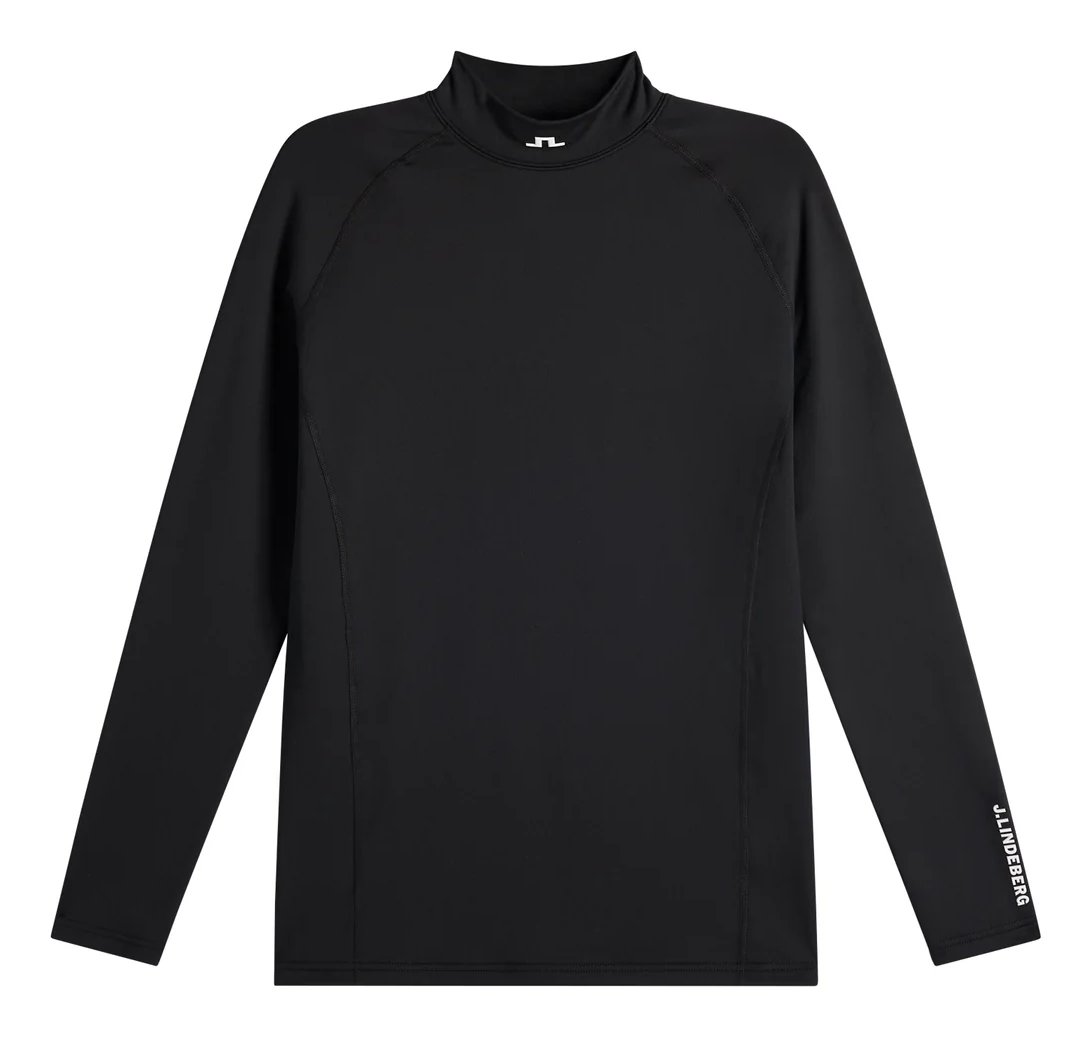 J.Lindeberg Ello Brushed top homme, noir