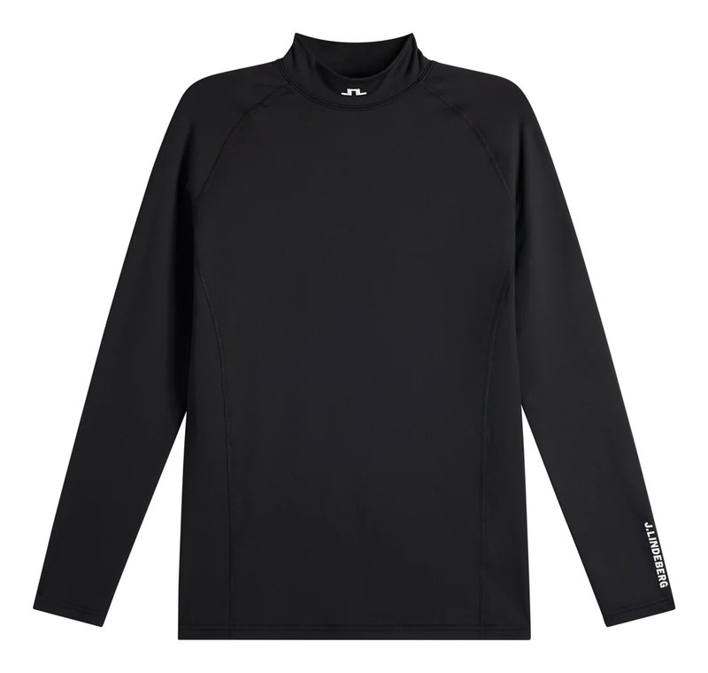 J.Lindeberg Ello Brushed top homme, noir