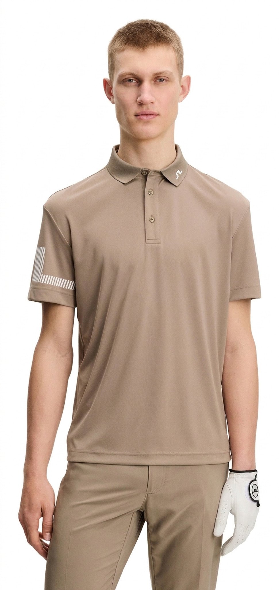 J.Lindeberg Heath polo homme, brindle