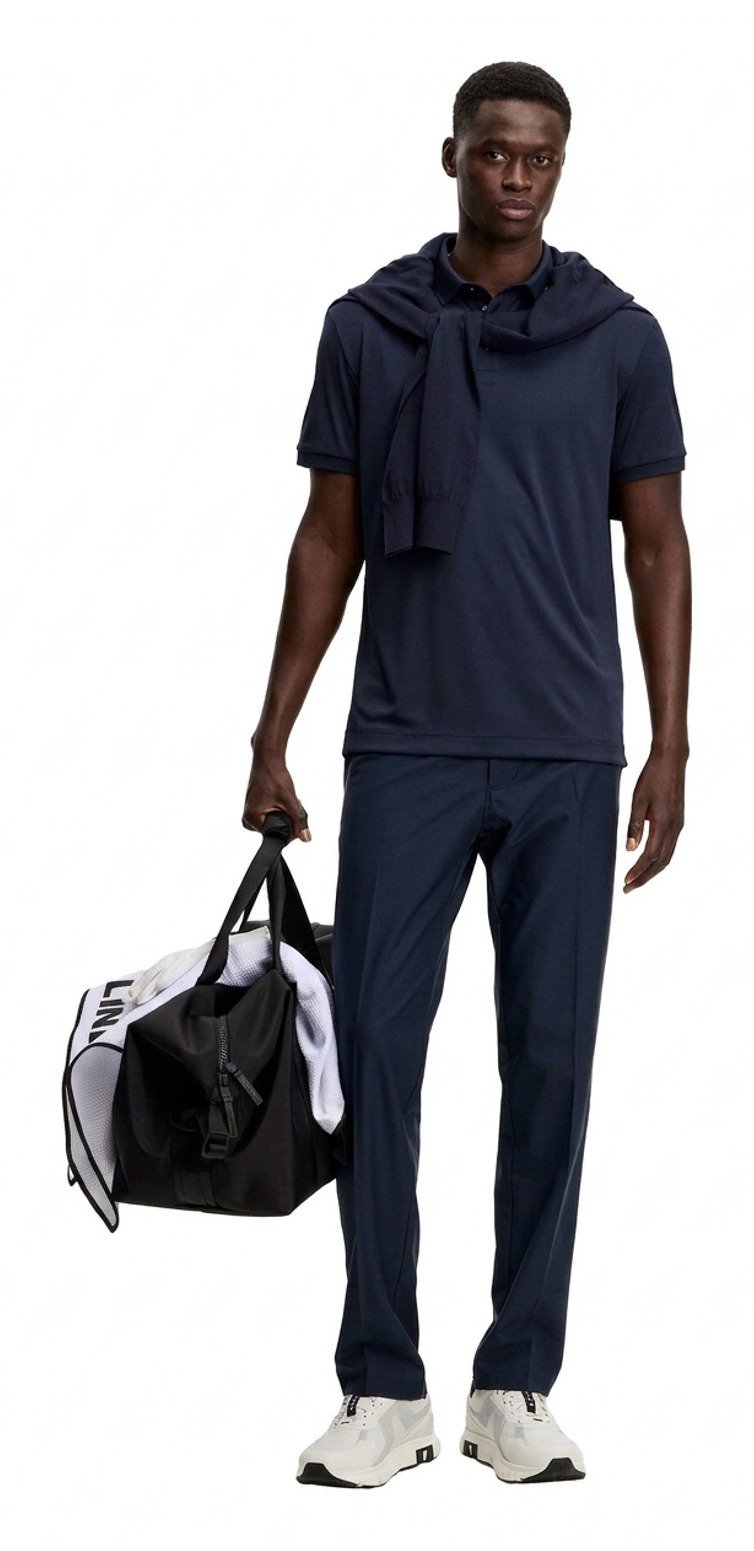 J.Lindeberg KV Print polo homme, JLNavy