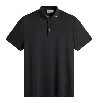 J.Lindeberg KV Print polo homme, noir