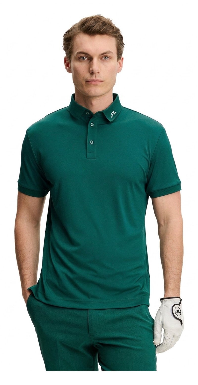 J.Lindeberg KV Print polo homme, forest biome
