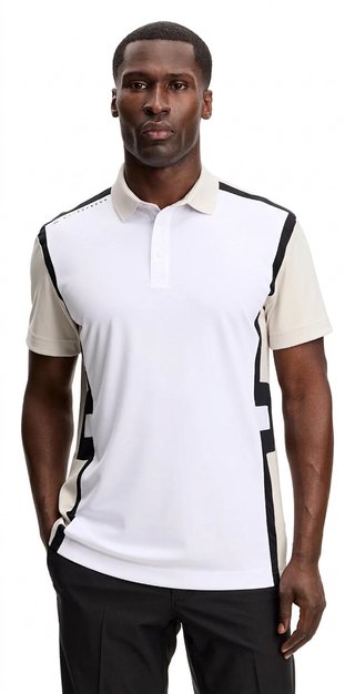J.Lindeberg Men Finn Polo Moonbeam