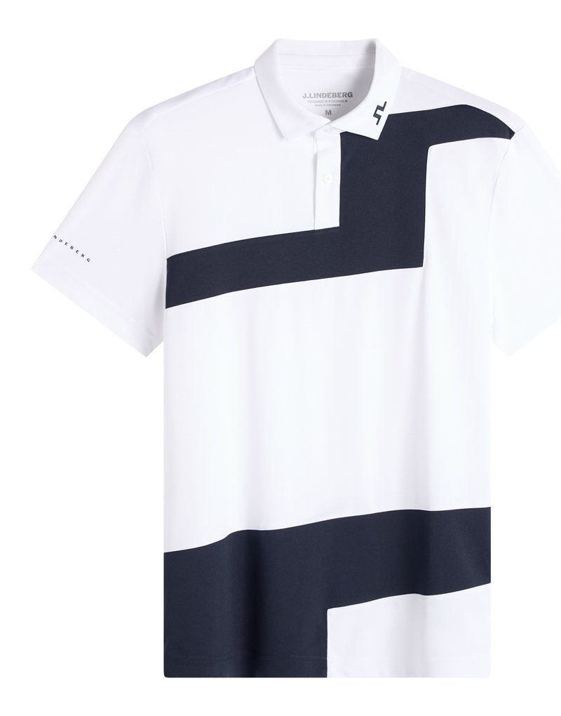 J.Lindeberg Sidd polo homme, blanc
