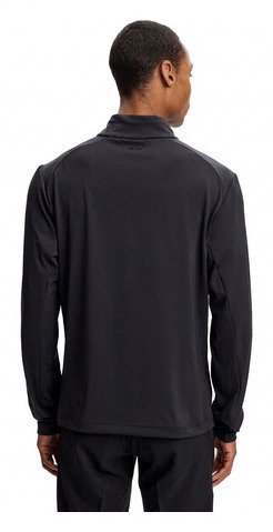 J.Lindeberg Lassy Quarter Zip Mid couche homme, noir