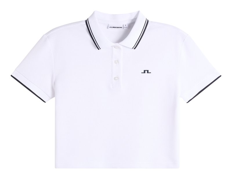 J.Lindeberg Claris polo femme, blanc