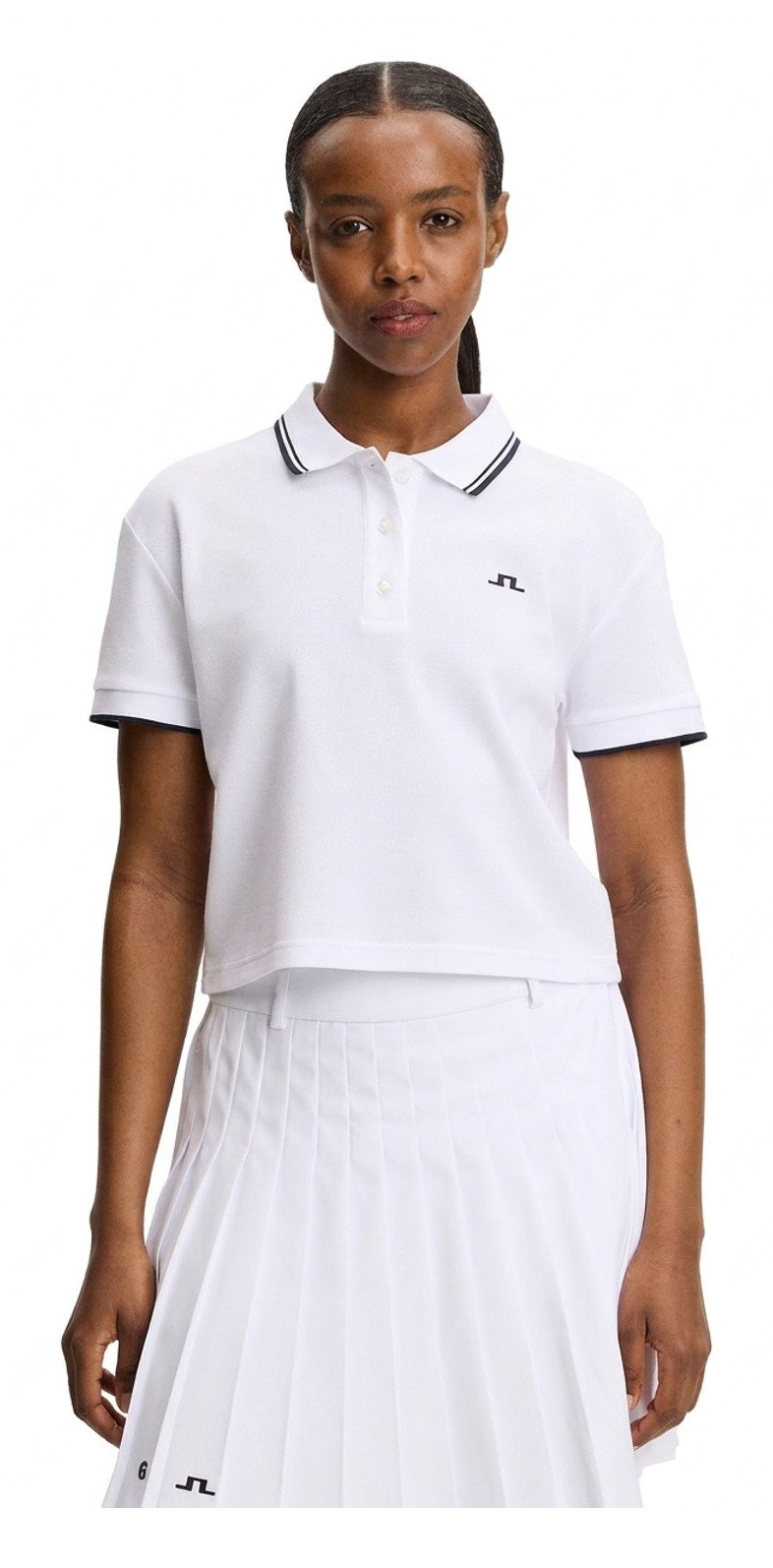 J.Lindeberg Claris polo femme, blanc