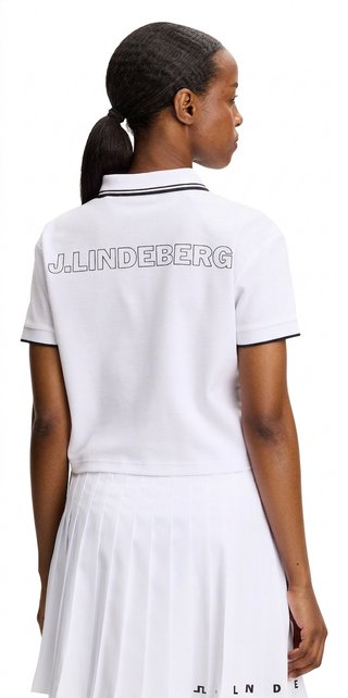 J.Lindeberg Claris polo femme, blanc