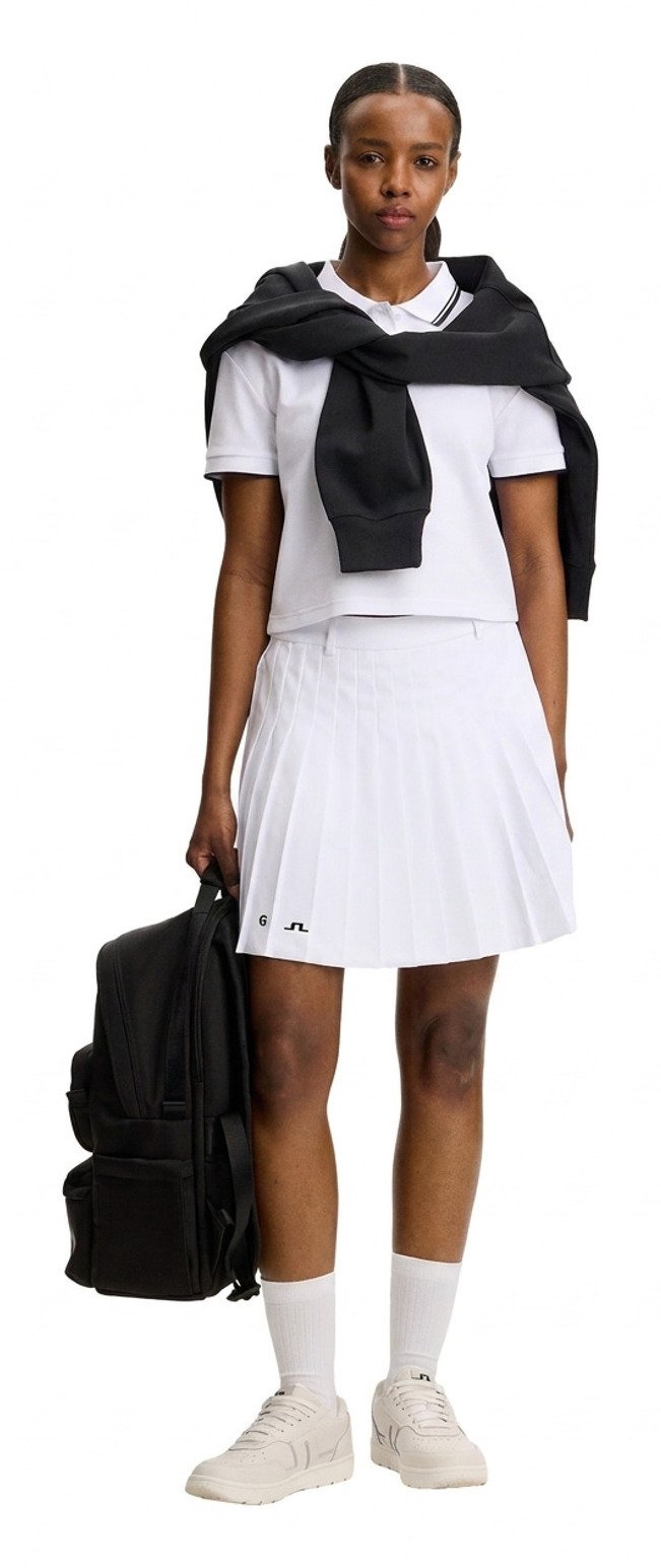 J.Lindeberg Claris polo femme, blanc