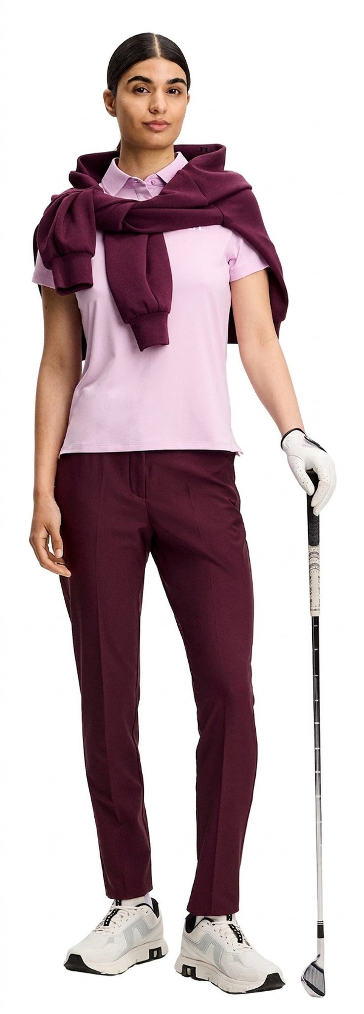 J.Lindeberg Bridge polo femme, orchid bouquet