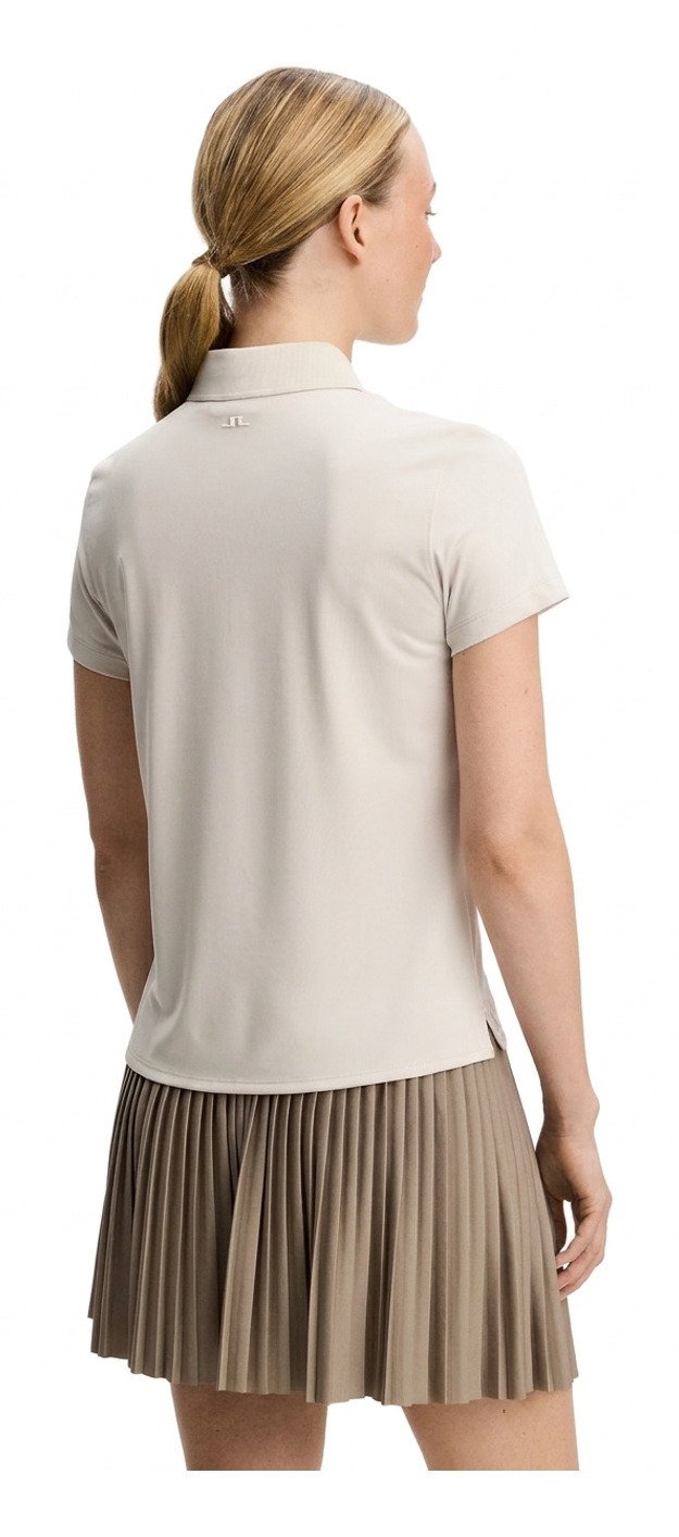 J.Lindeberg Bridge polo femme, moonbeam