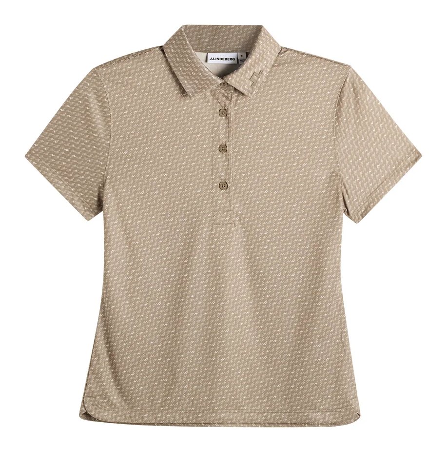 J.Lindeberg Caitlyn polo femme, bias bridge micro brindle moon