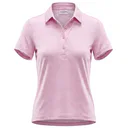 J.Lindeberg Caitlyn polo femme, bias bridge micro orchid white