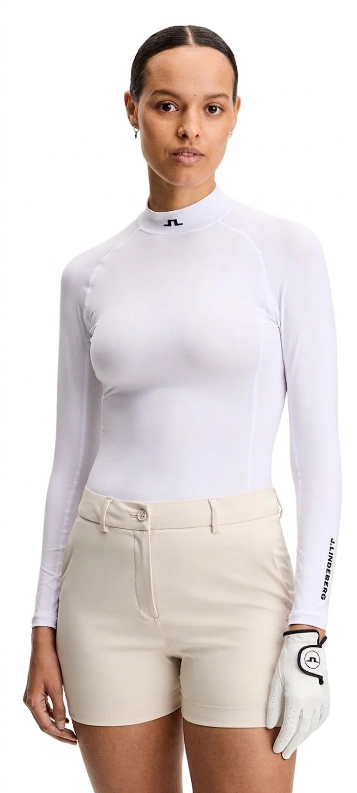 J.Lindeberg Ella Compression top femme, blanc