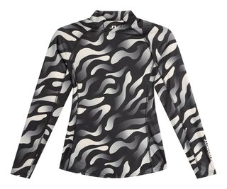 J.Lindeberg Ella Print Compression top femme, bunker fade black moonbeam