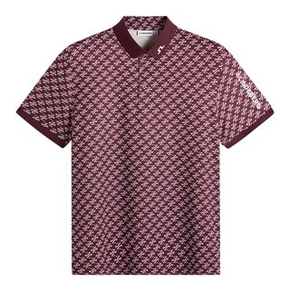J.Lindeberg Tour Tech Print polo femme, cardi jacquard - winetasting