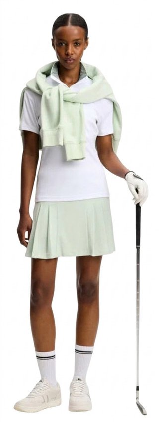 J.Lindeberg Pip polo femme, blanc