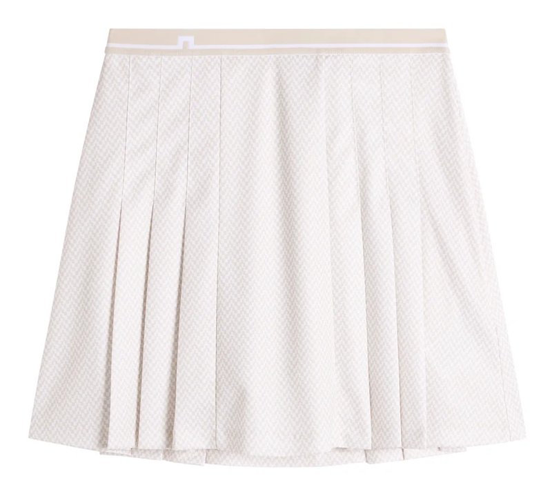 J.Lindeberg Harlow Print skort femme, bridge stack white moon