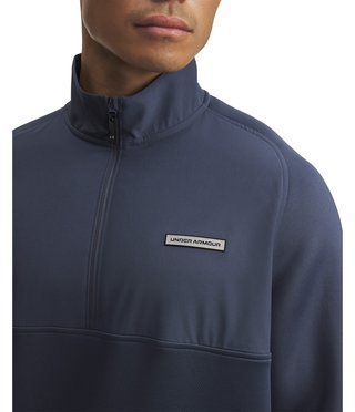 Under Armour Drive Pro Hybrid sweat 1/2 zip homme, downpour gray